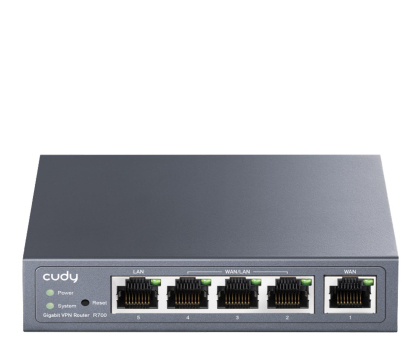 Router Cudy R700 (1xWAN 3xWAN/LAN 1xLAN) VPN